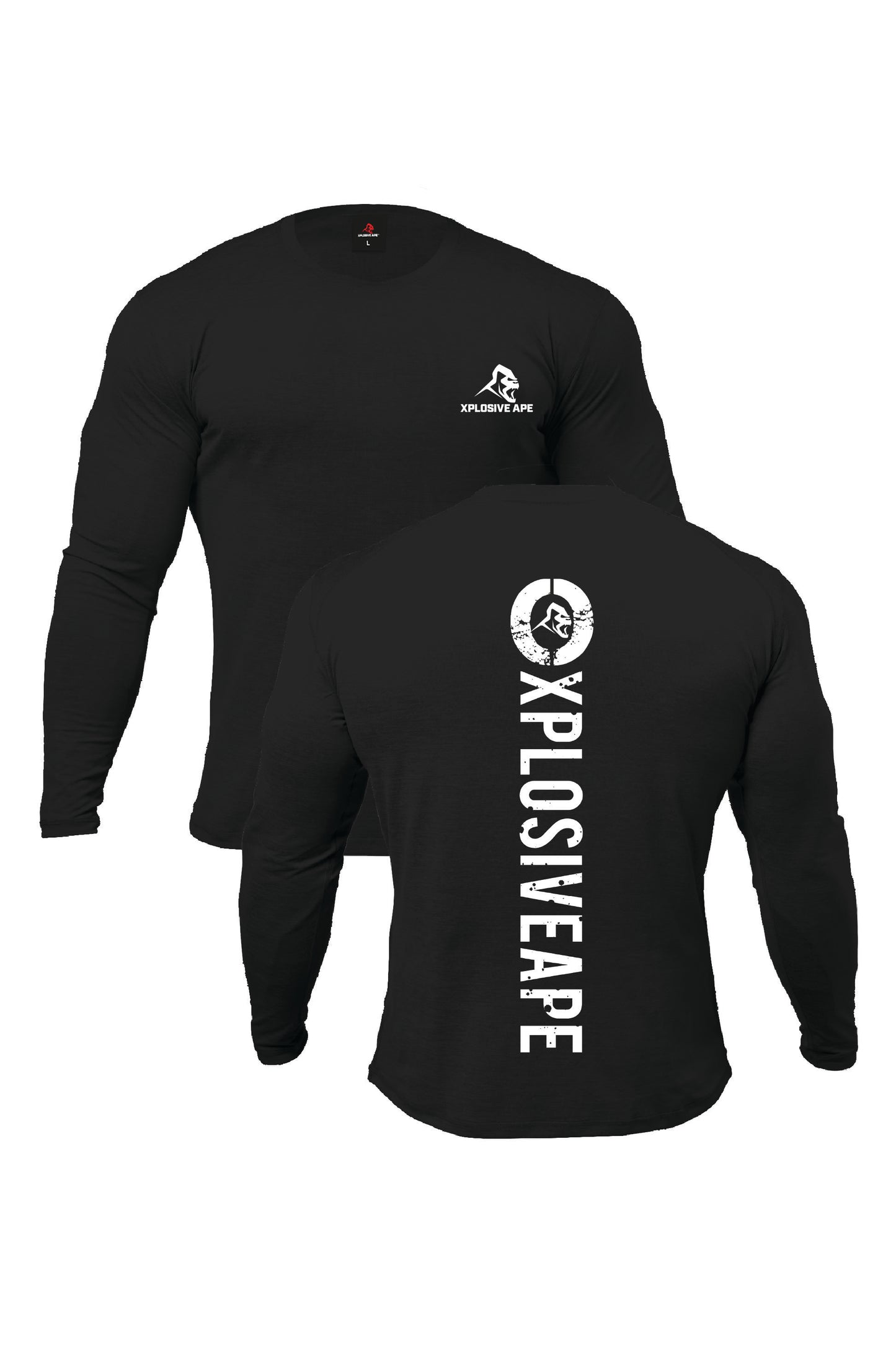 XAPE Impact V2 Long Sleeve Tee - Black