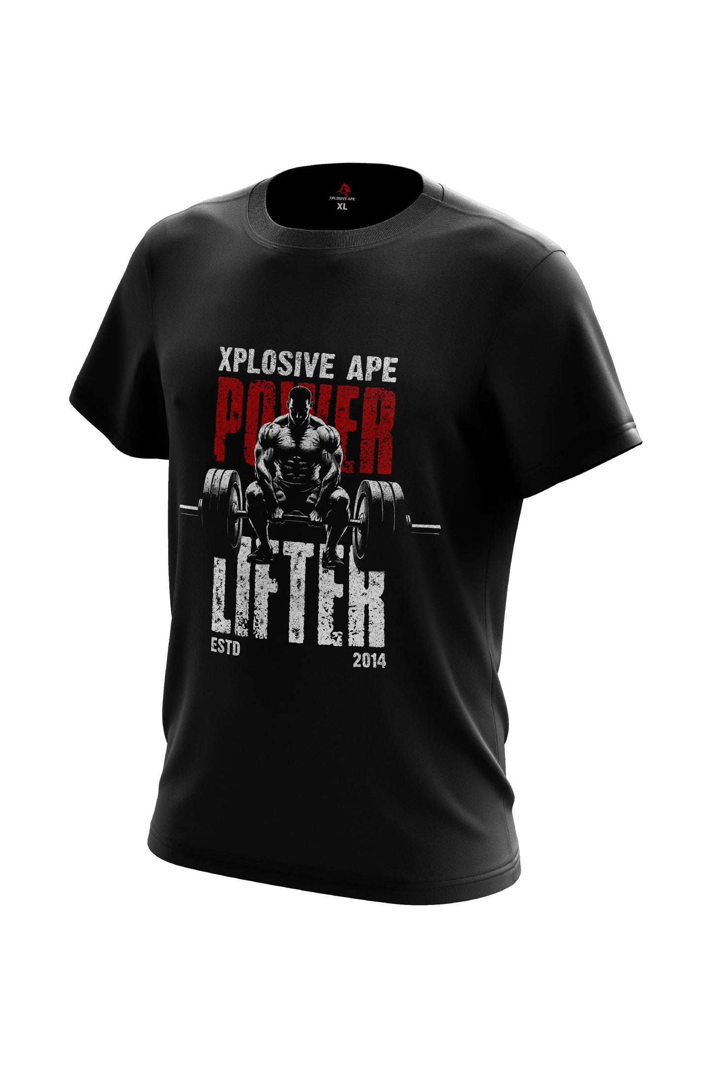 XAPE Power Lifter V3 Tee - Black