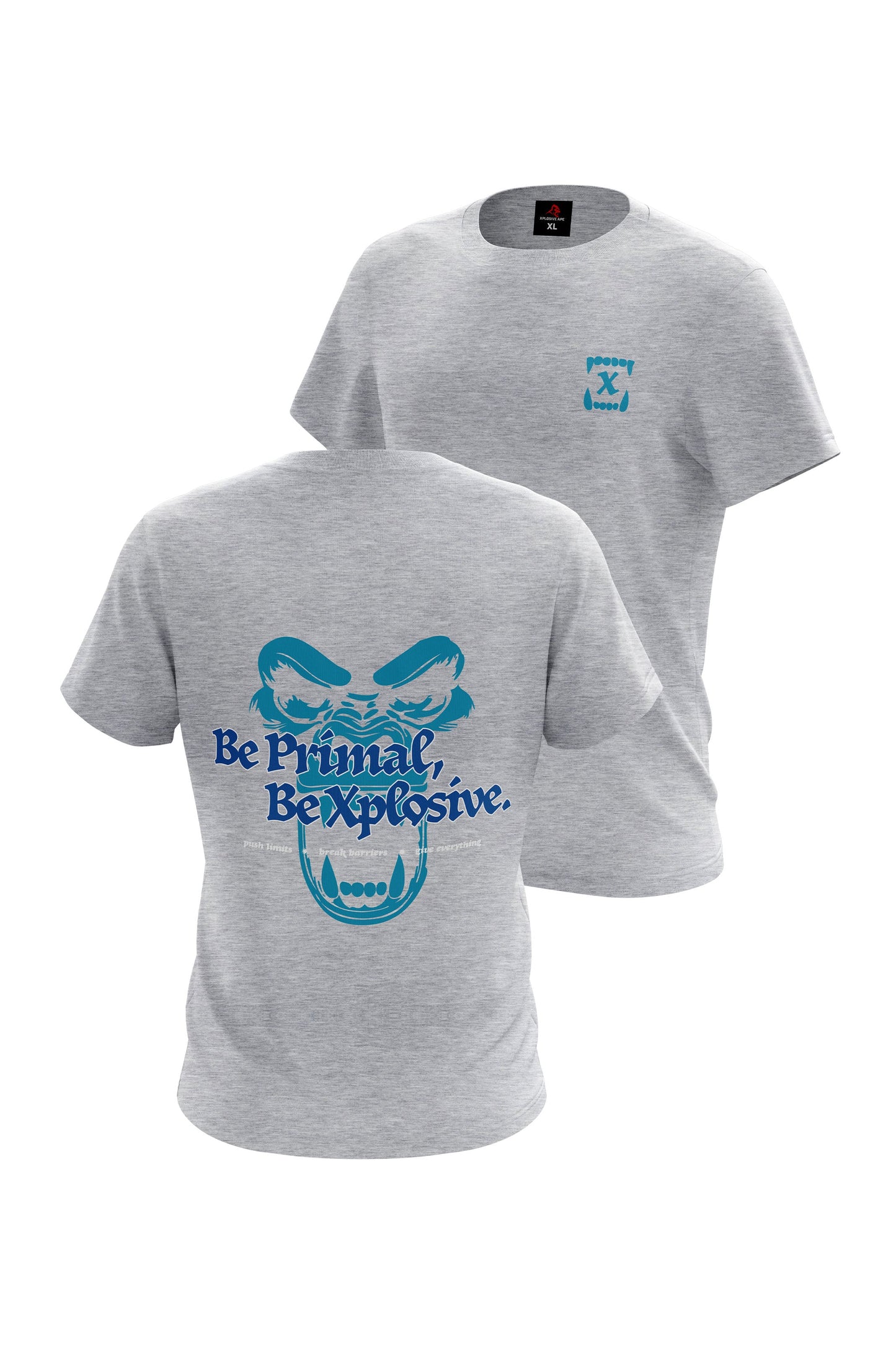XAPE Primal Power V3 Tee - Sports Grey