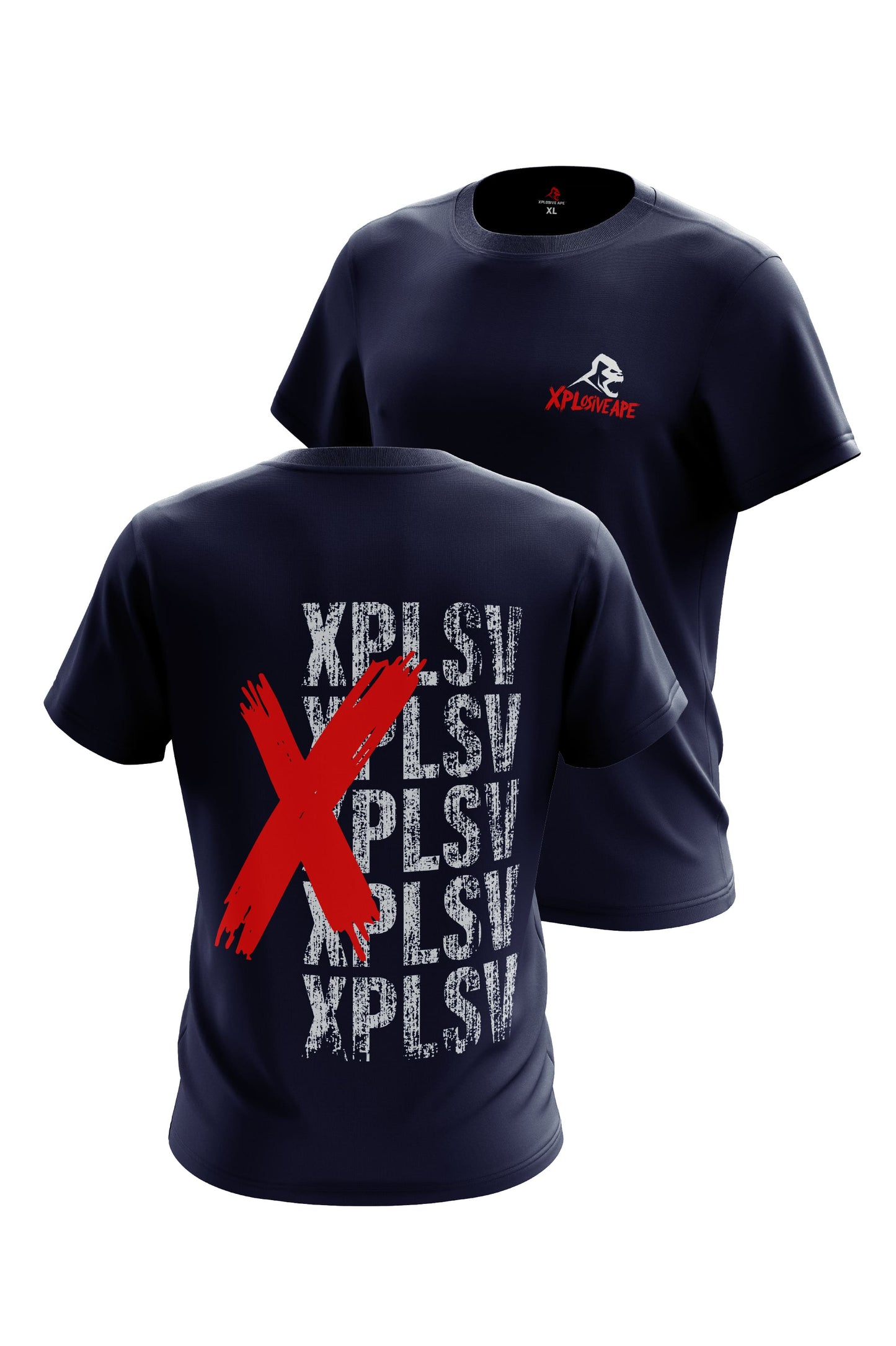 XAPE Raw Frequency Tee - Navy