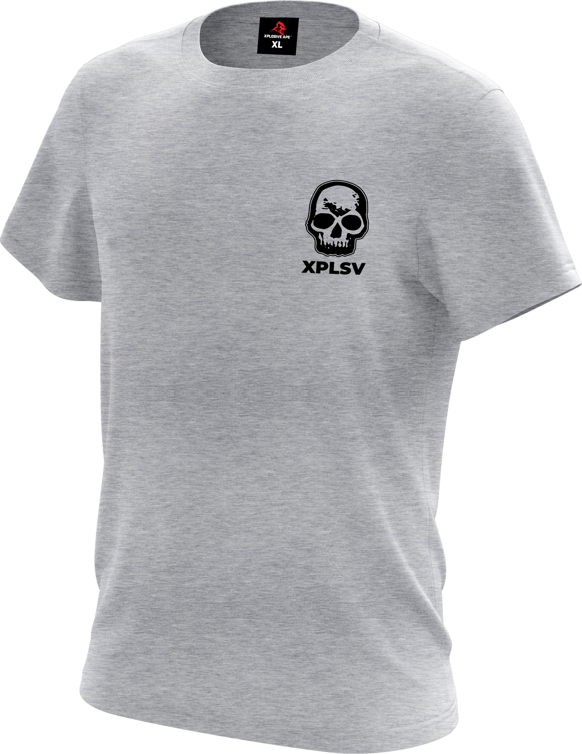 XAPE XPLSV Skull Tee - Sports Grey