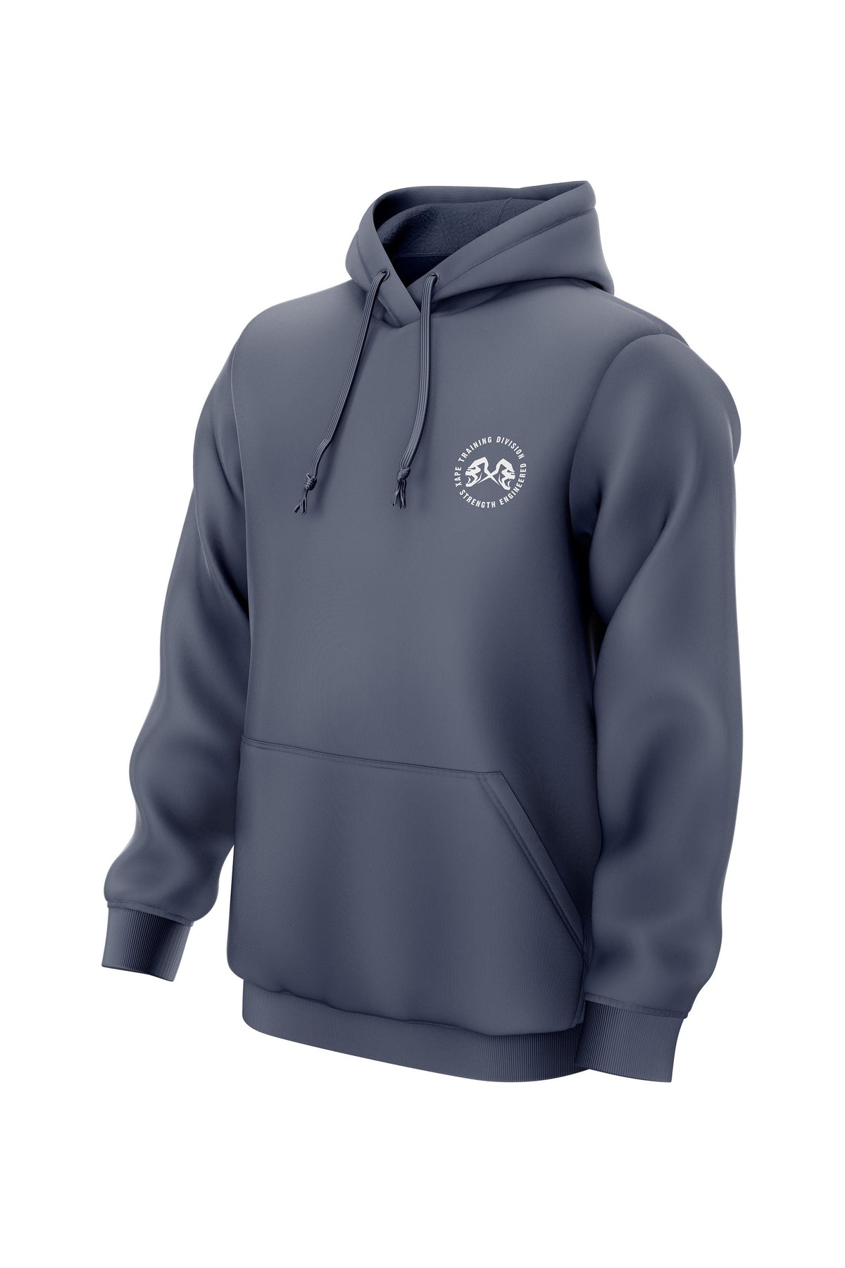 XAPE Training Division String Hoodie - Dusty Blue