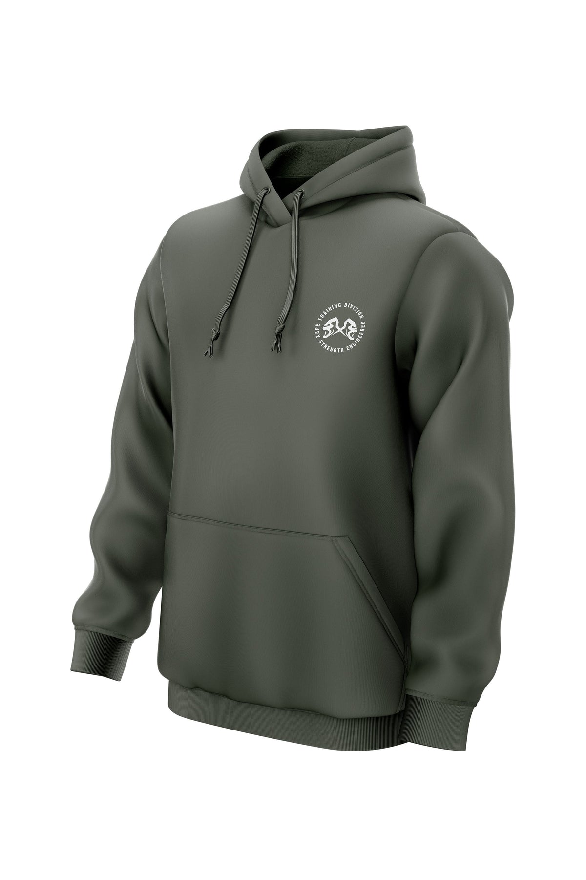 XAPE Training Division String Hoodie - Olive Green
