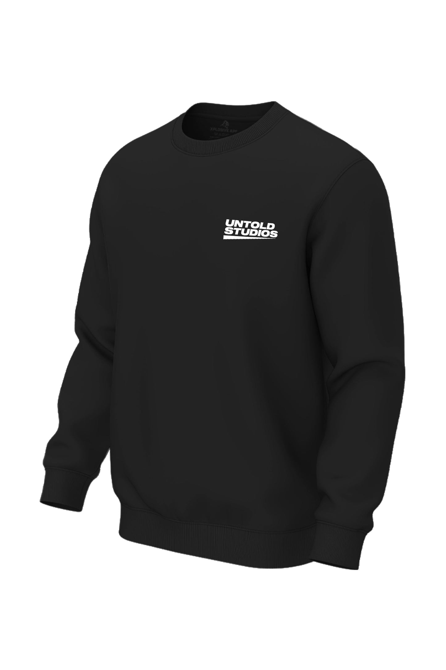 US Gothic Cross Skull Sweatshirt - Black