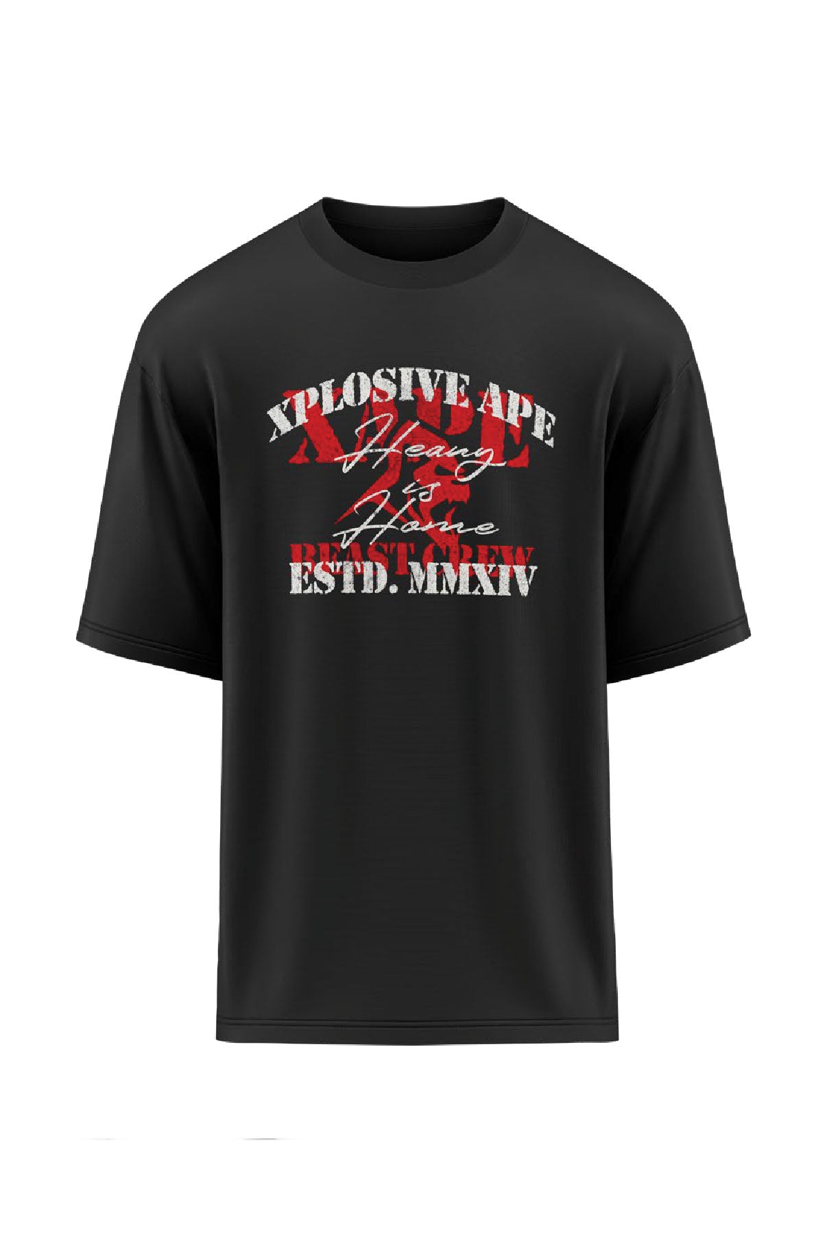XAPE Ape Club MMXIV Oversized Tee - Black