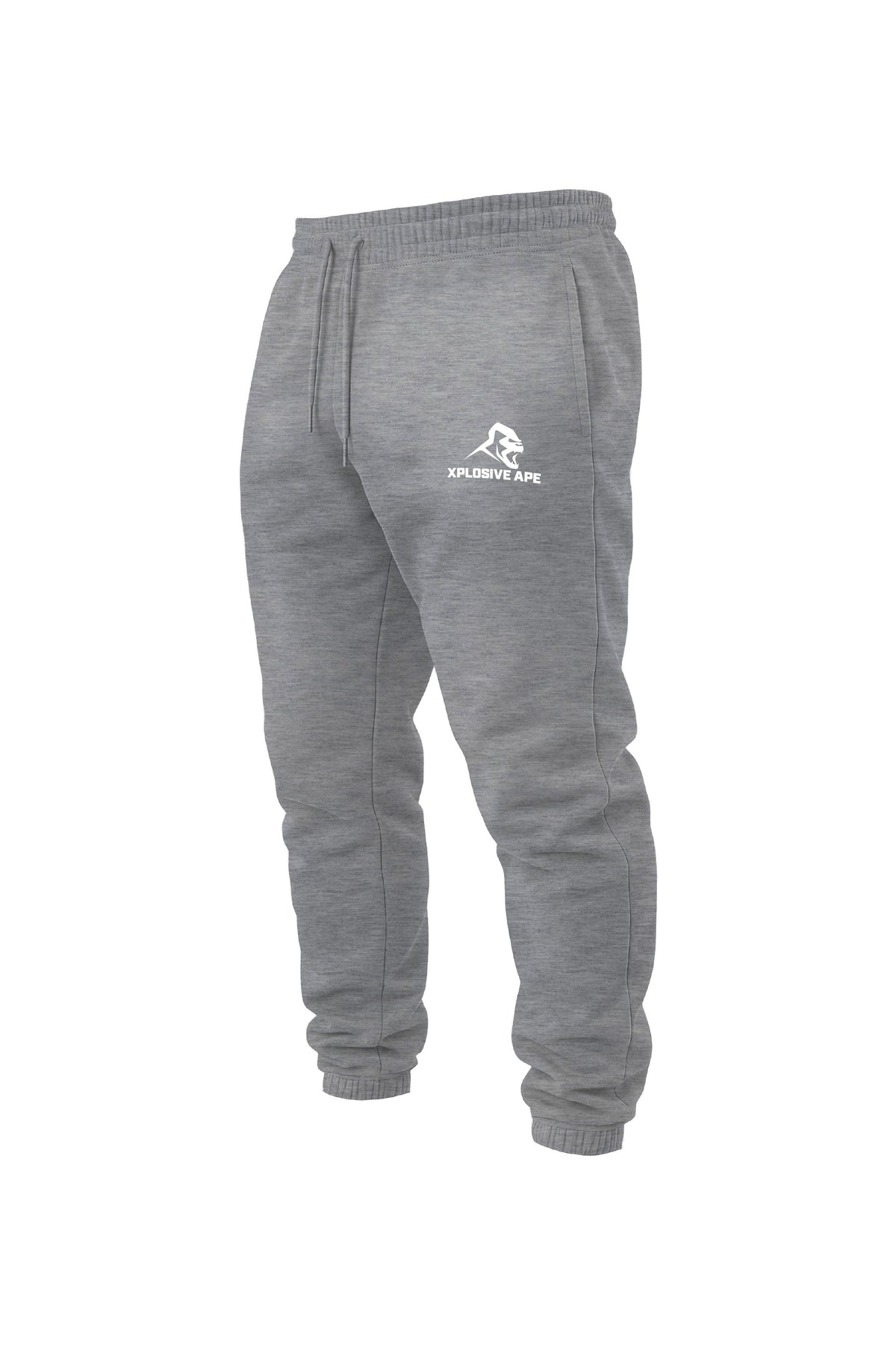 XAPE Classic Logo Joggers - Heather Grey