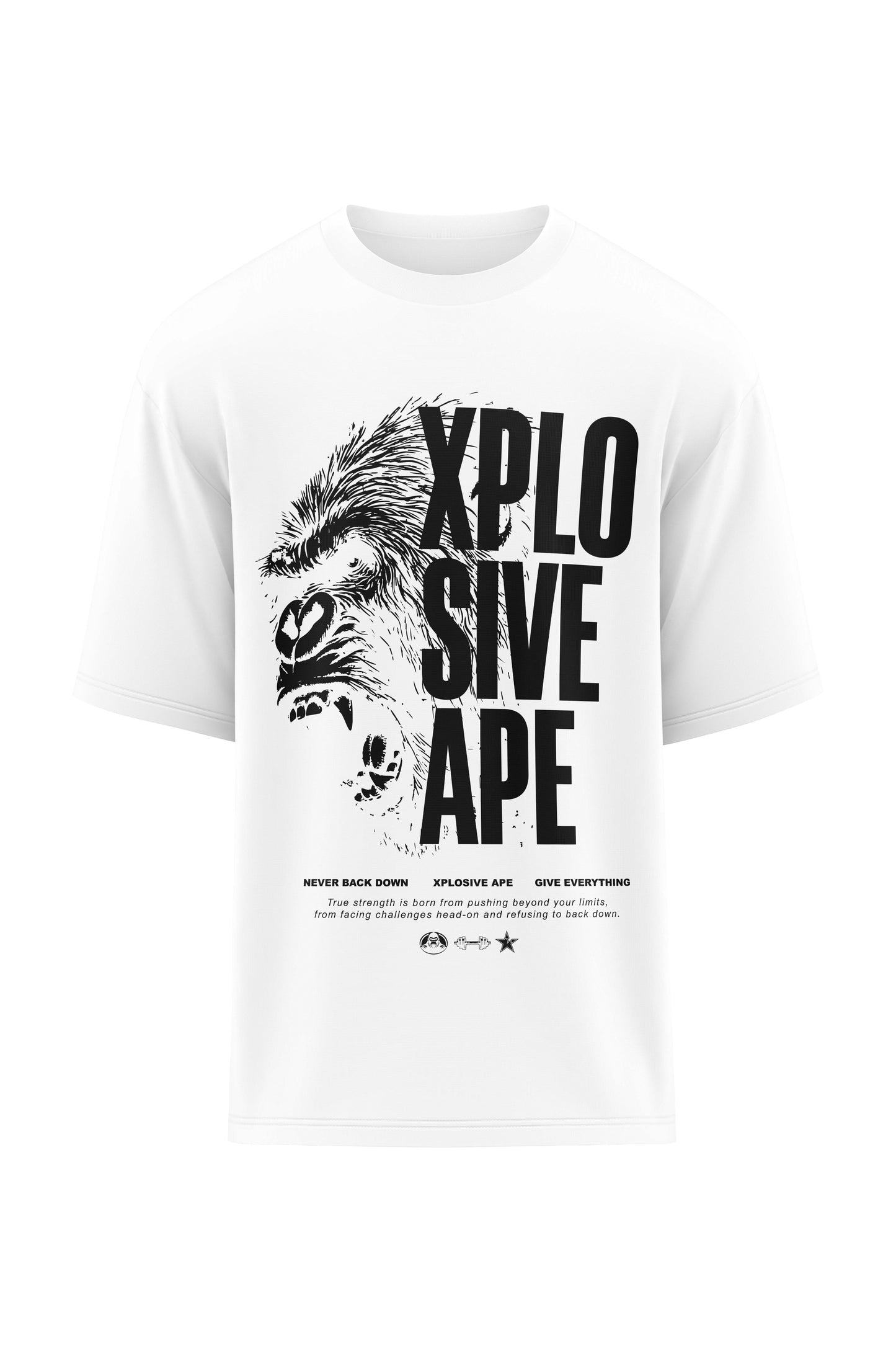 XAPE Vanguard V2 Oversized Tee - White