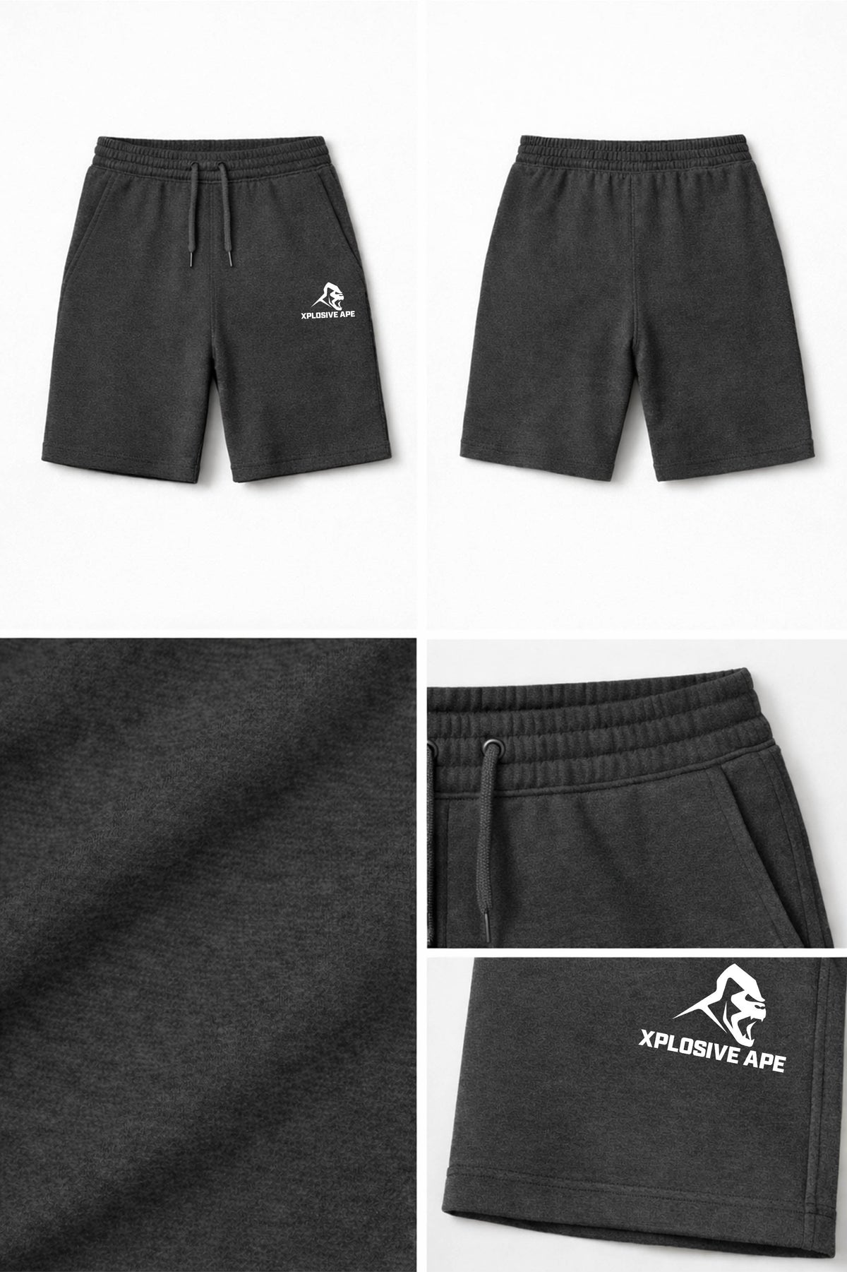XAPE Classic Shorts - Charcoal