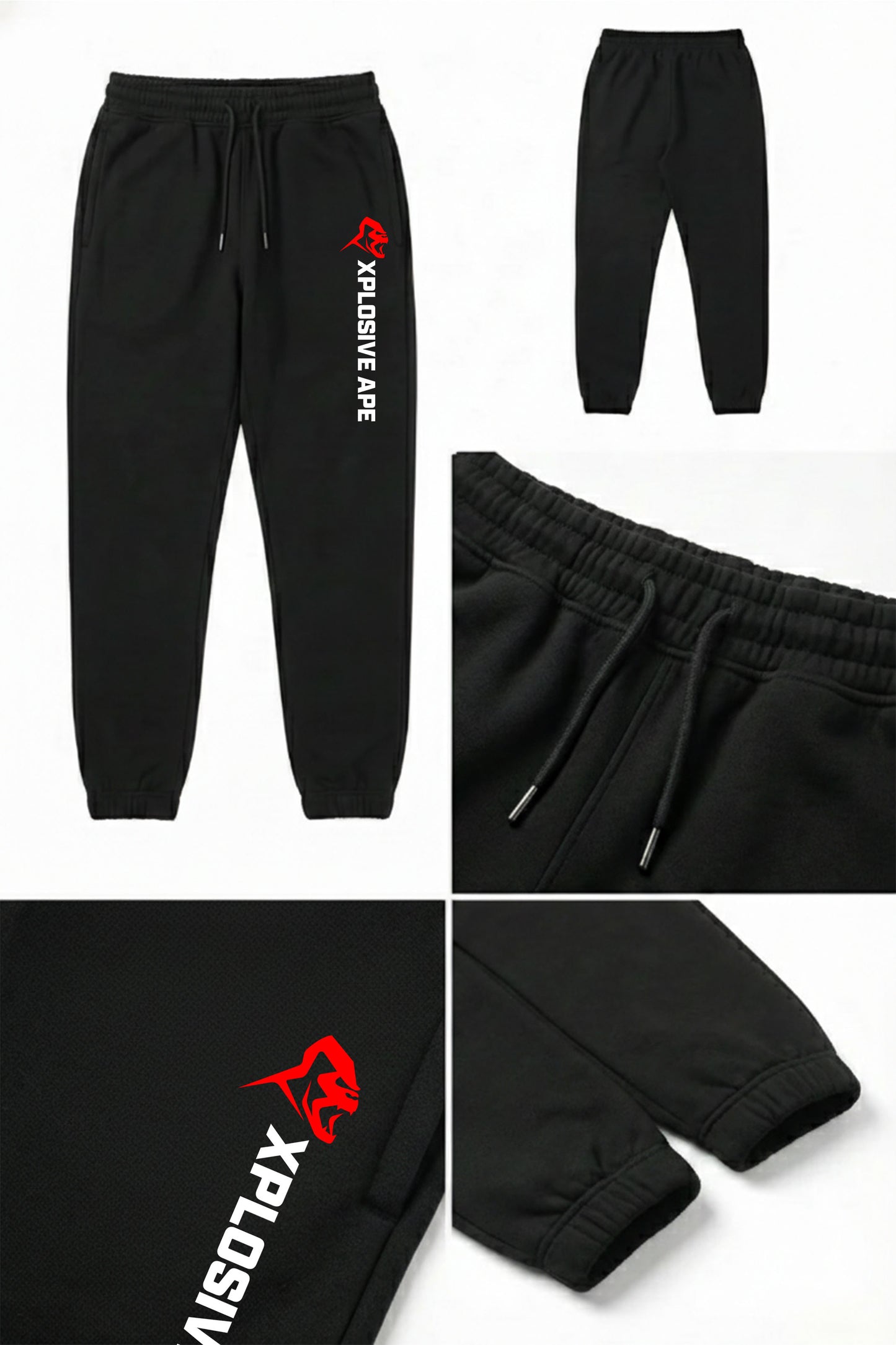 XAPE Originals V2 Joggers - Black