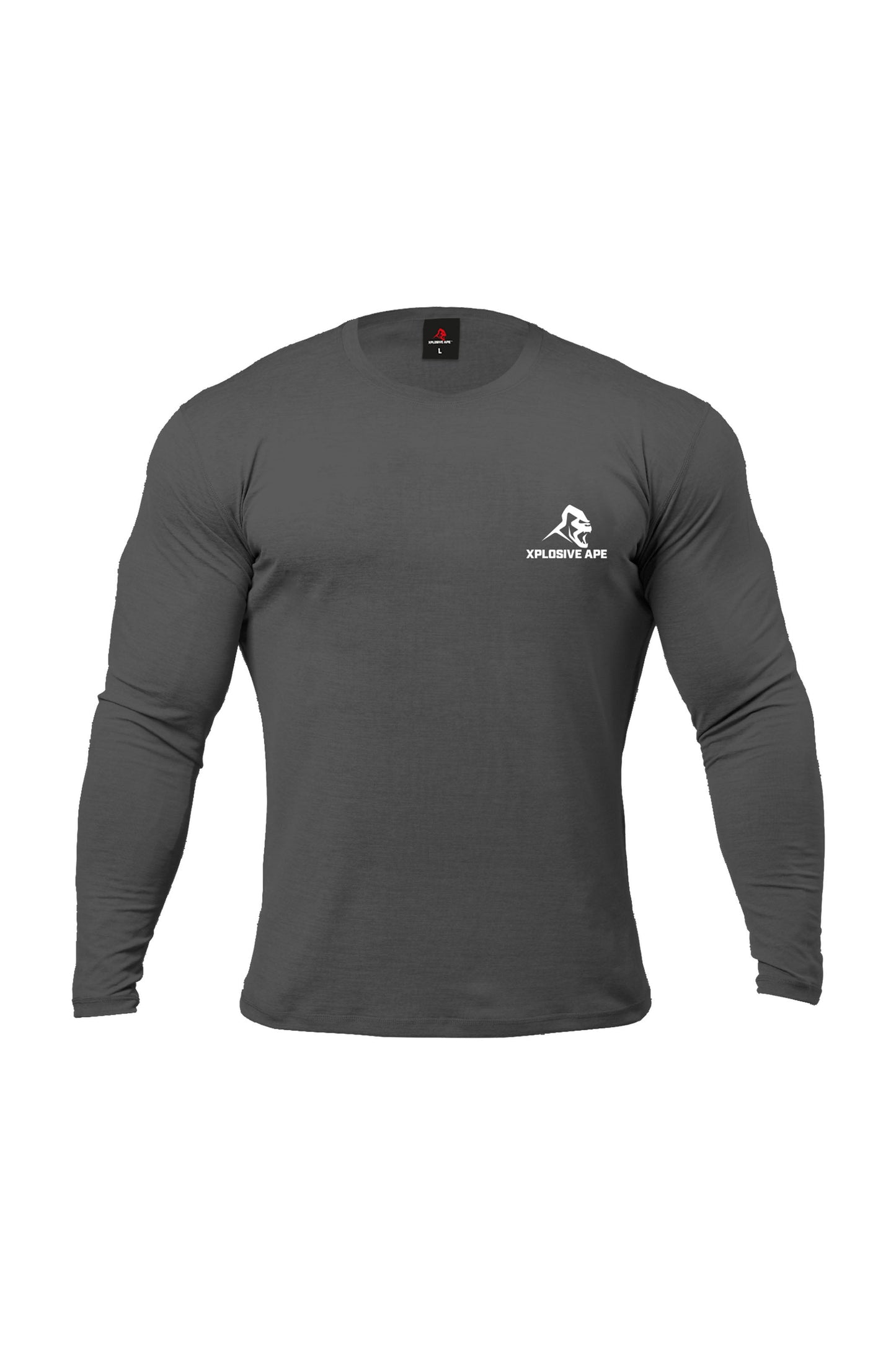 XAPE Claw V2 Long Sleeve Tee - Charcoal