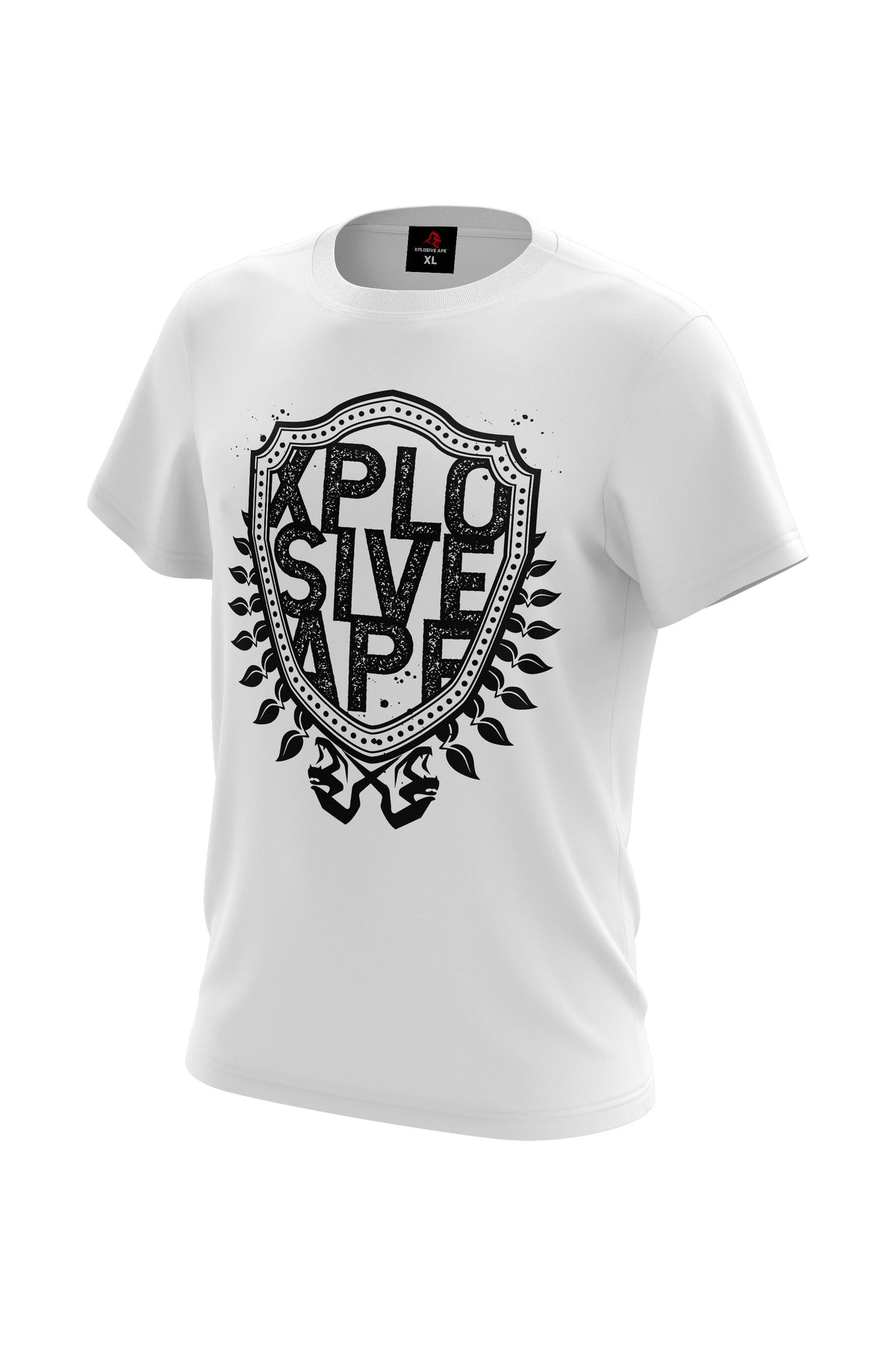 XAPE Crest Shield Tee - White