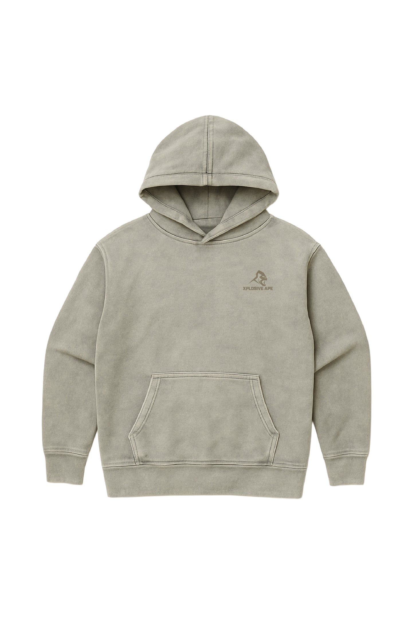 XAPE Essential Vintage Wash Hoodie - Stone