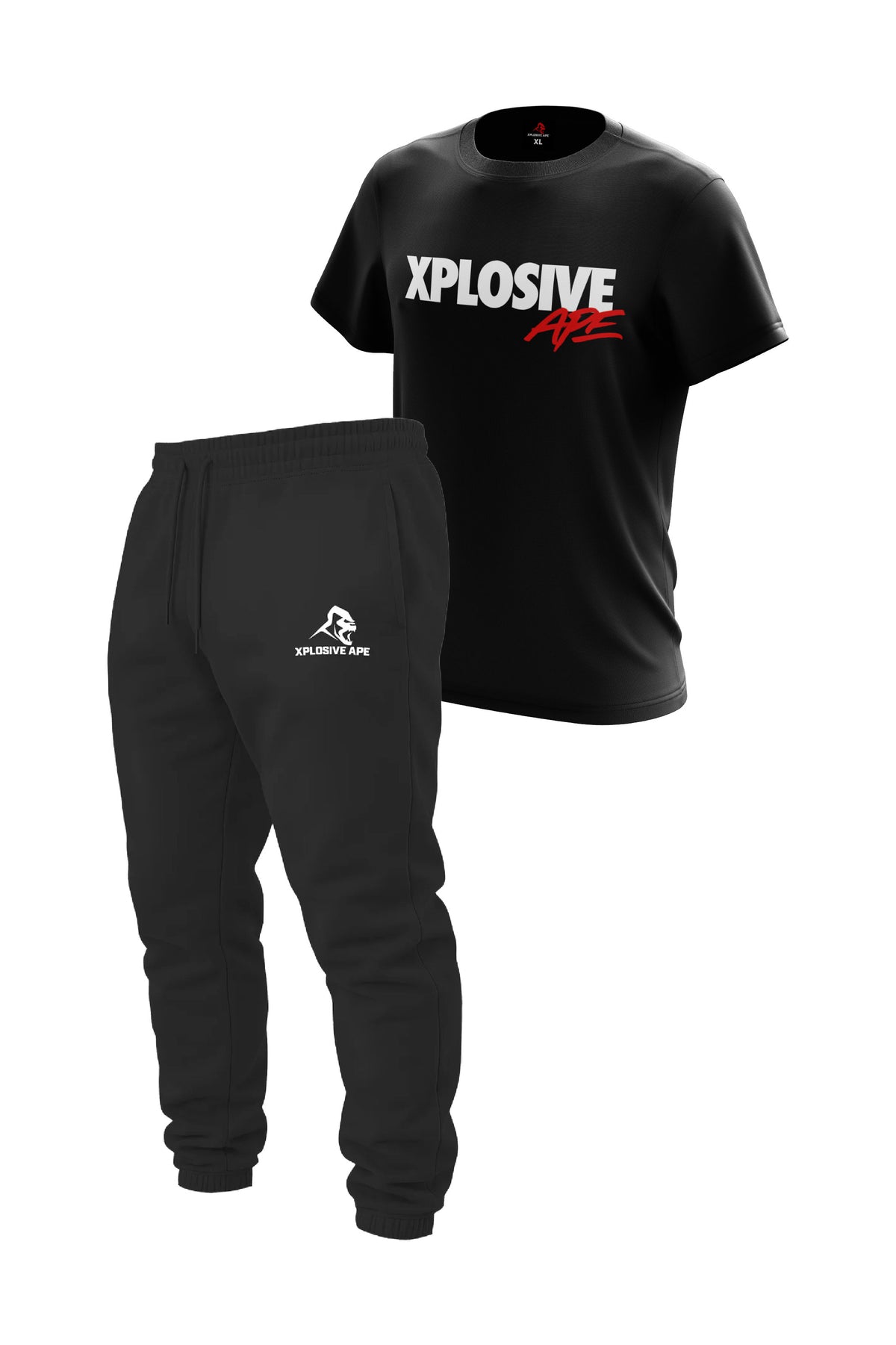 XAPE Holder V2 Tee & Prime V3 Joggers - Black