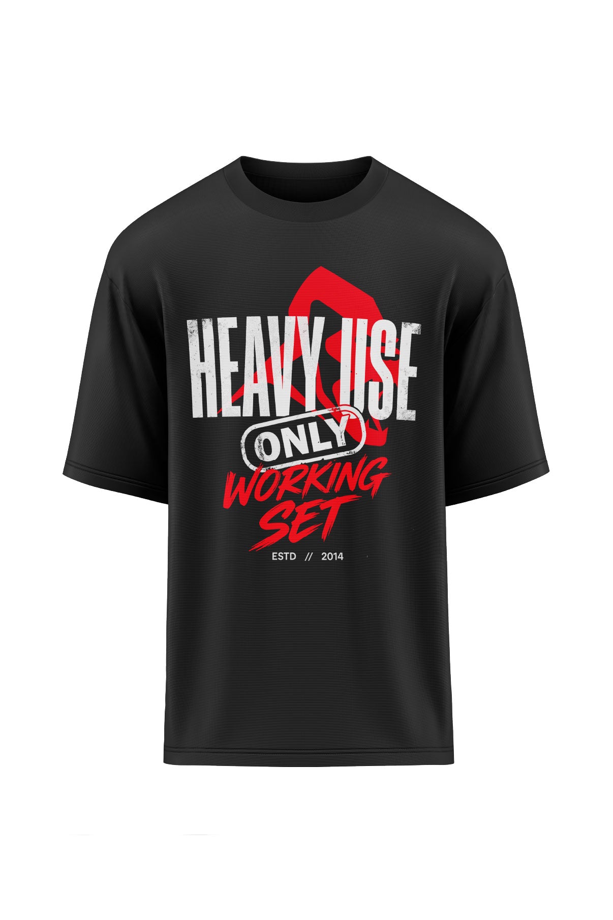 XAPE Working Set Oversized Tee - Black