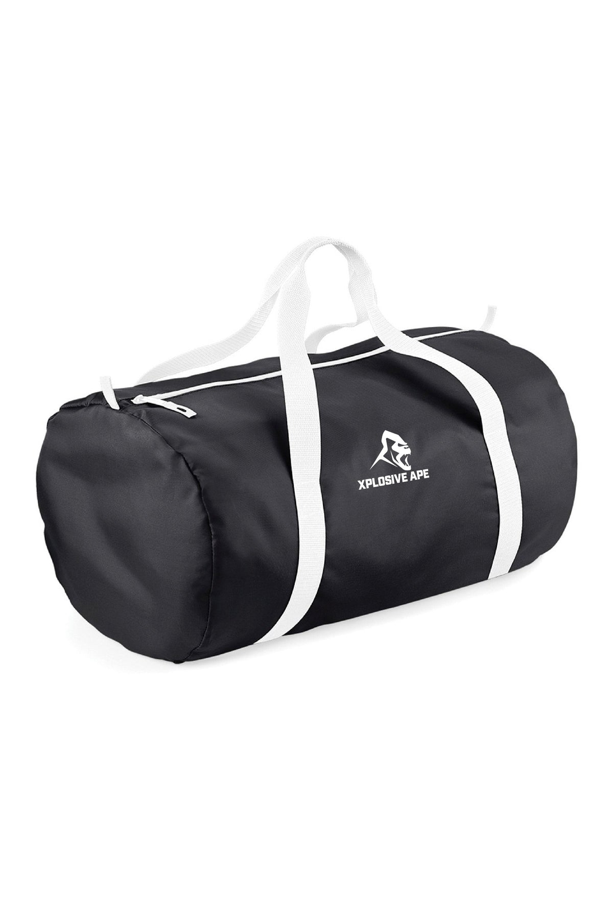 XAPE Classic Packaway Barrel Bag - Black/White