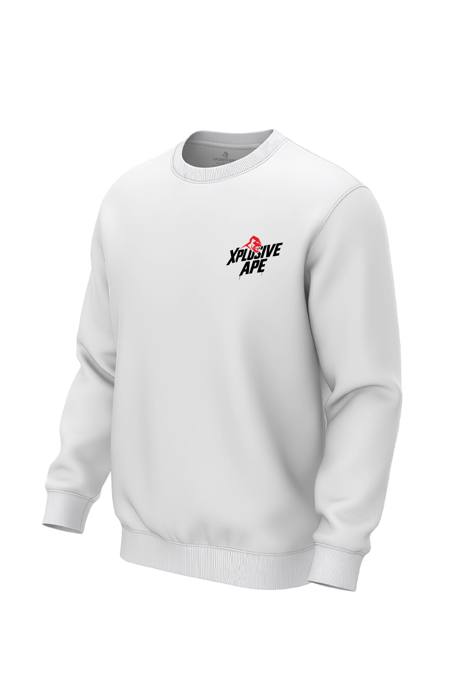 XAPE Classic Stencil Logo Sweatshirt - White