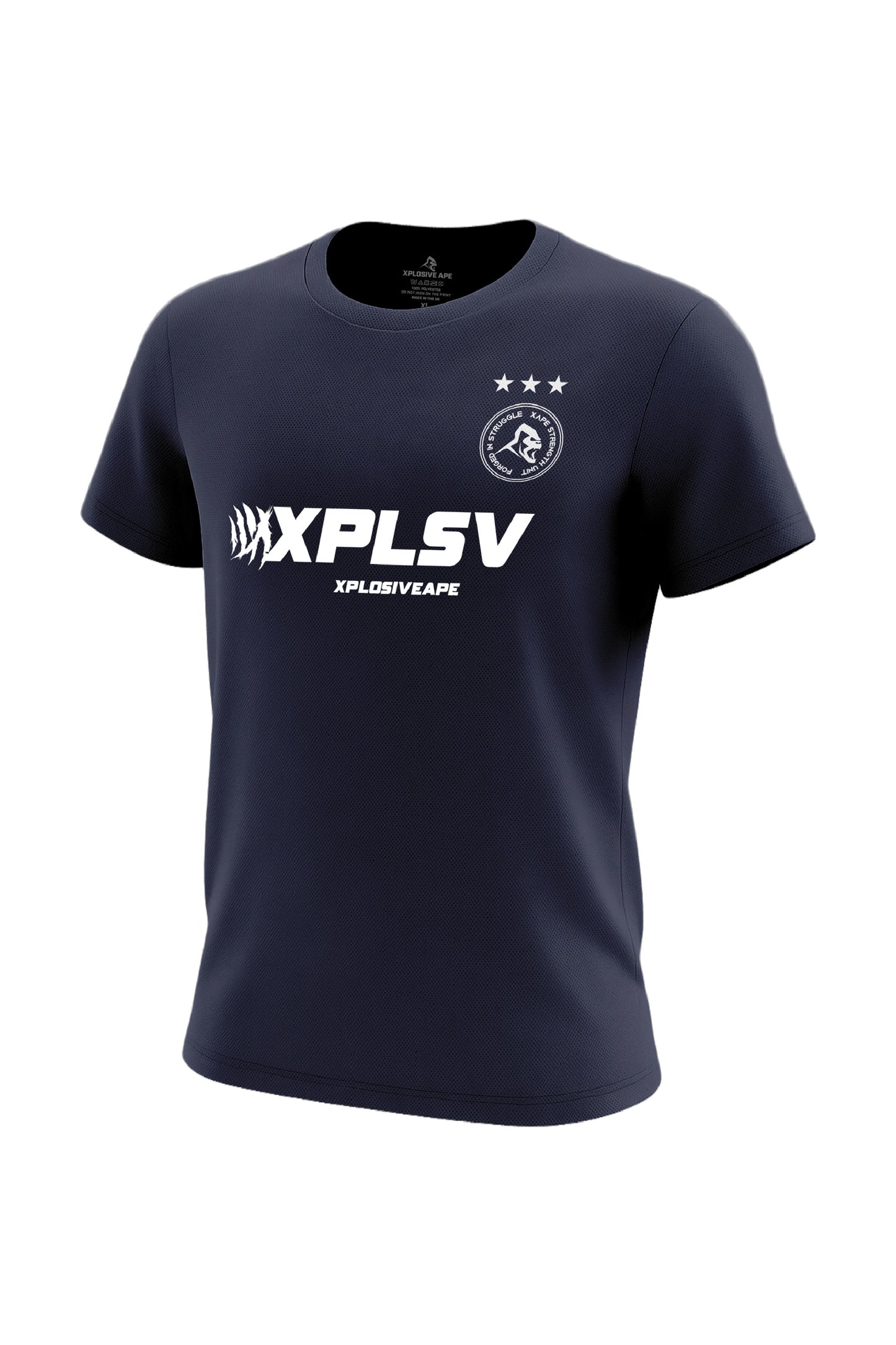 XAPE Velocity Tech Tee - Navy