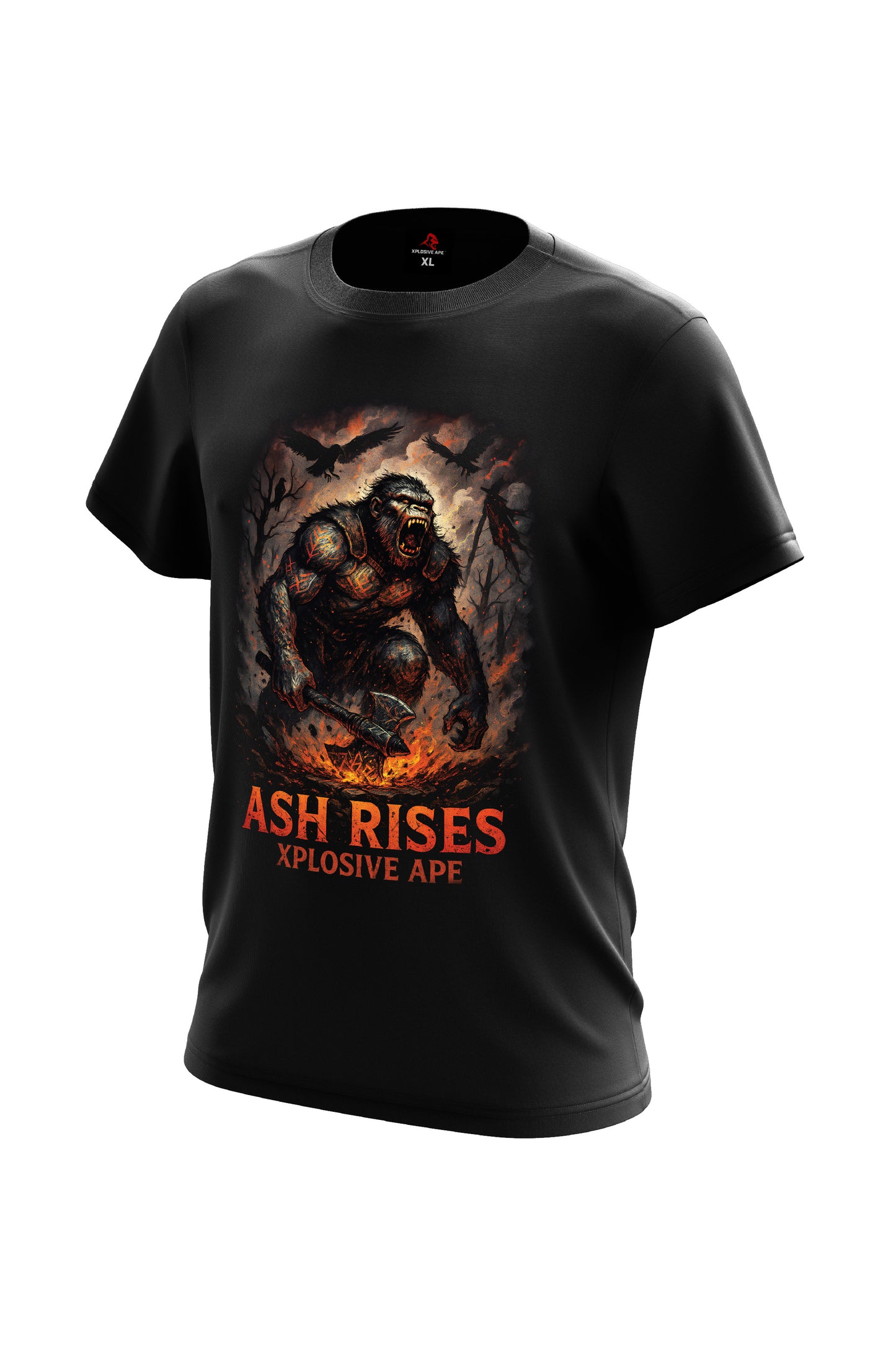 XAPE Ash Rises V2 Tee - Black