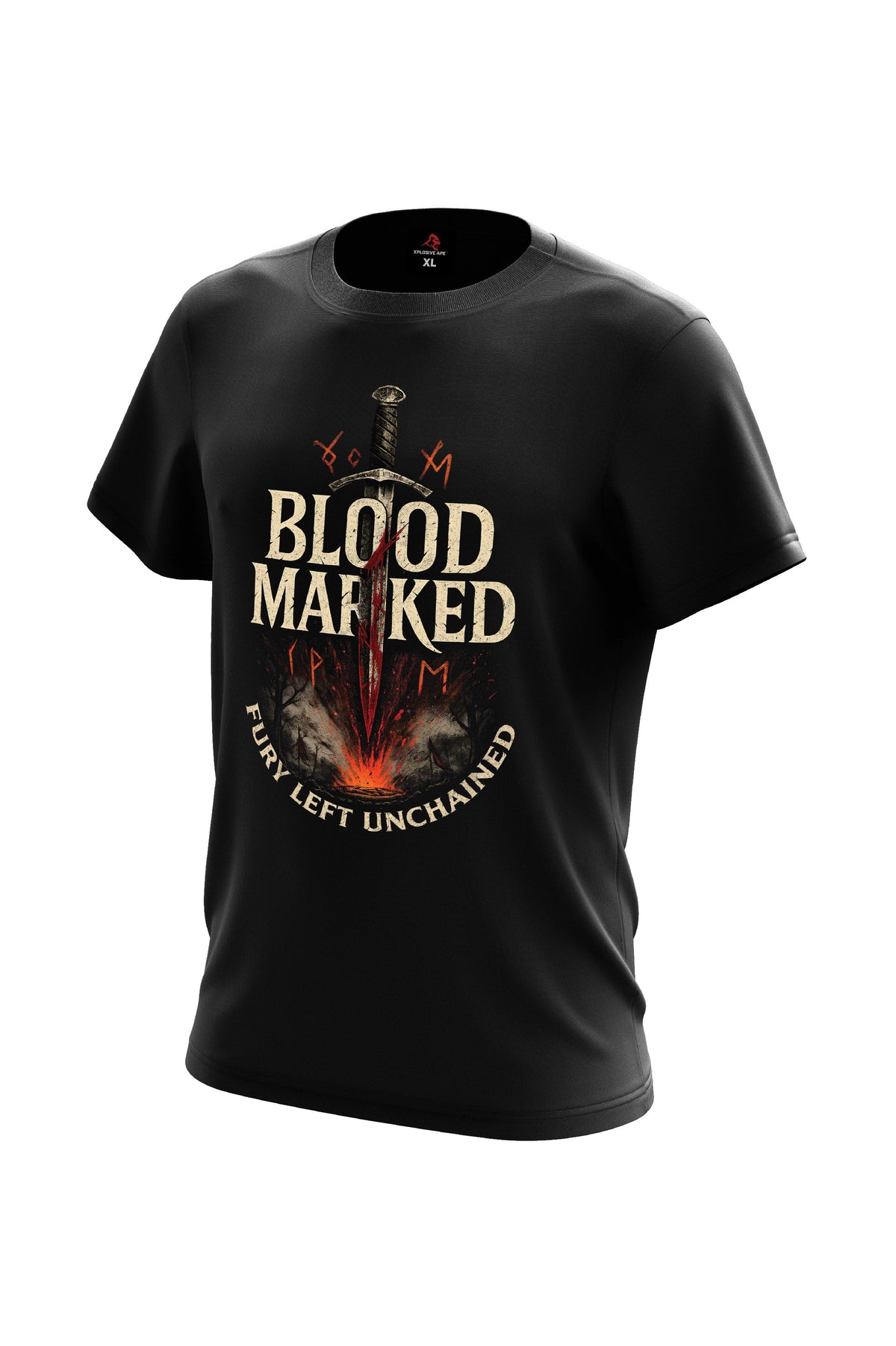 XAPE Fury Left Unchained Tee - Black