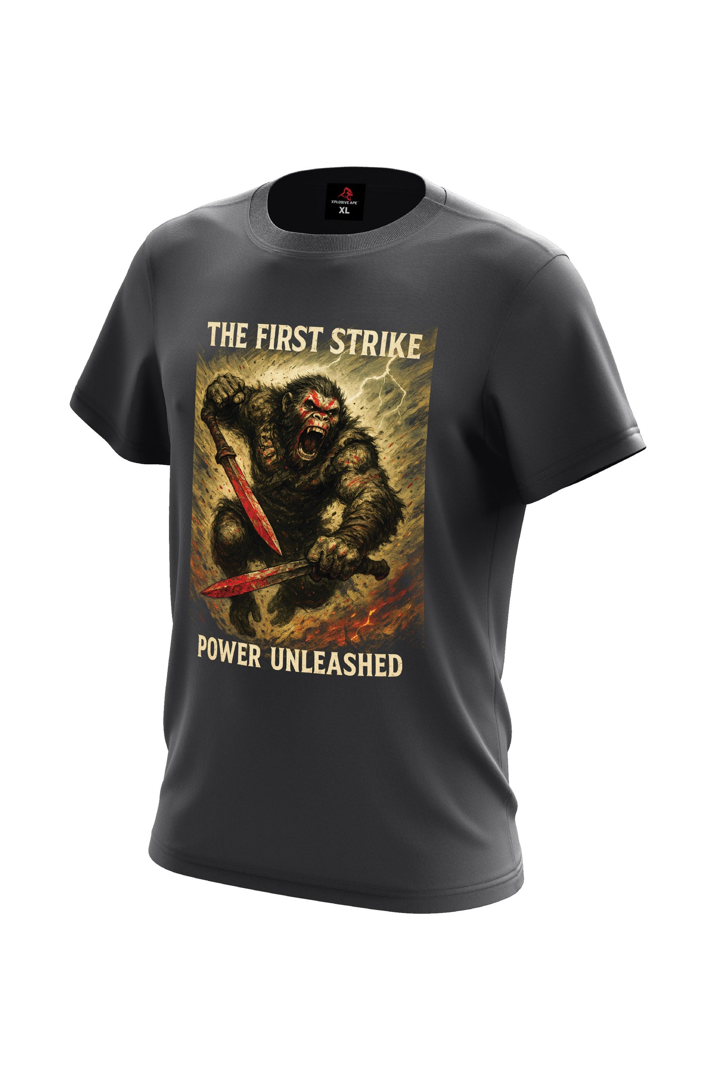 XAPE The First Strike Tee - Charcoal