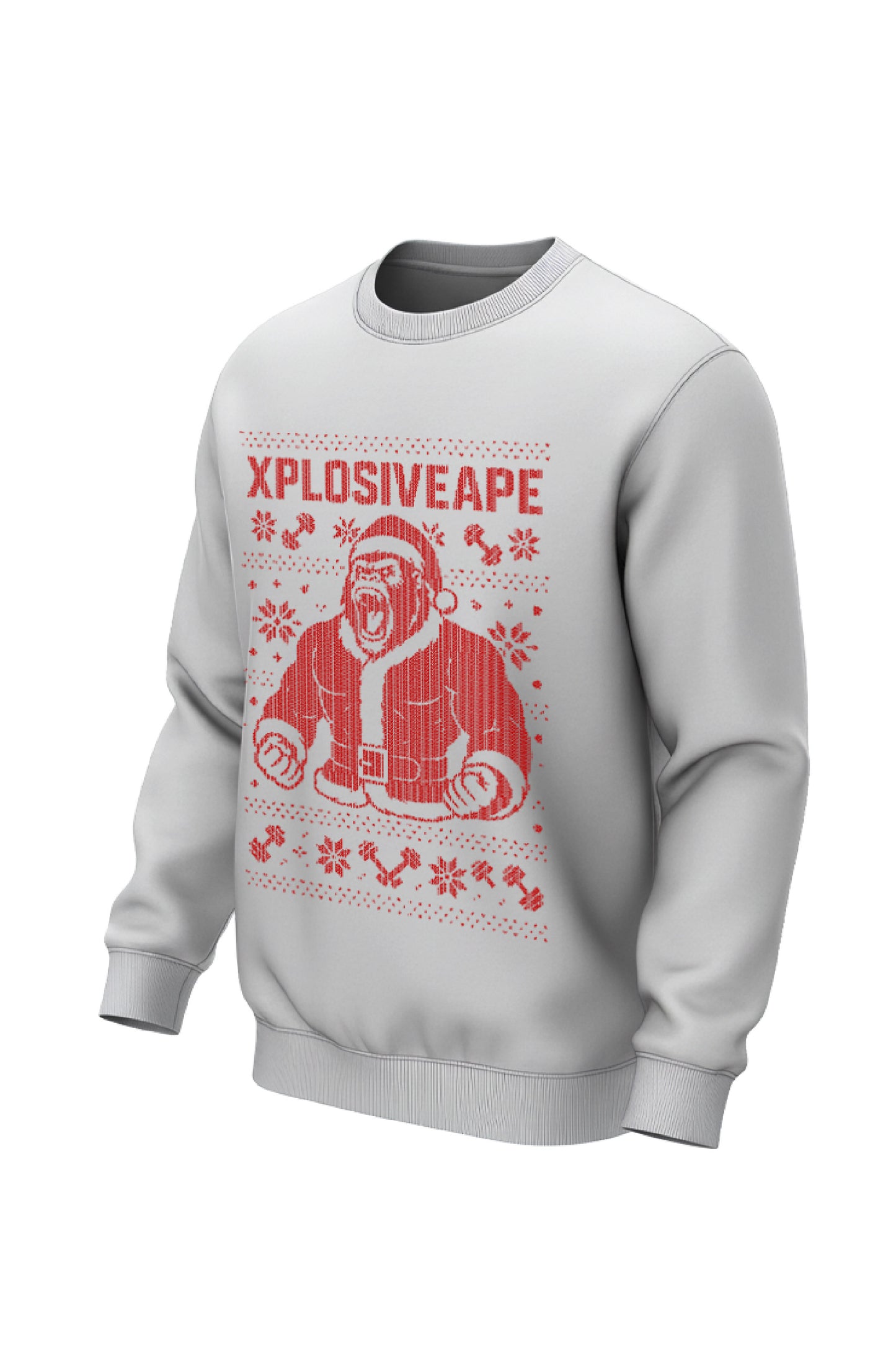 XAPE Xmas Ape Sweatshirt - Sports Grey