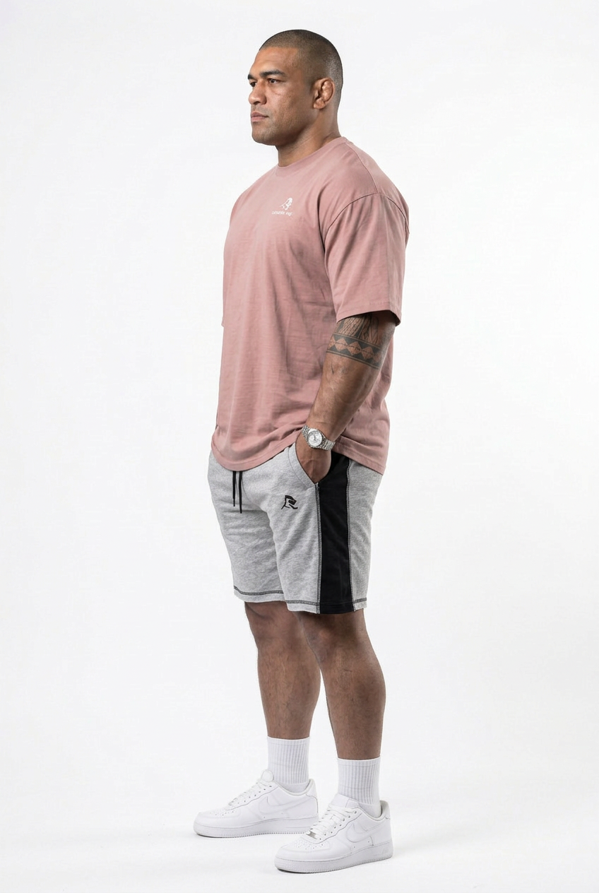 XAPE Stripe V2 Rag Shorts - Sports Grey