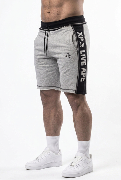 XAPE Stripe V2 Rag Shorts - Sports Grey
