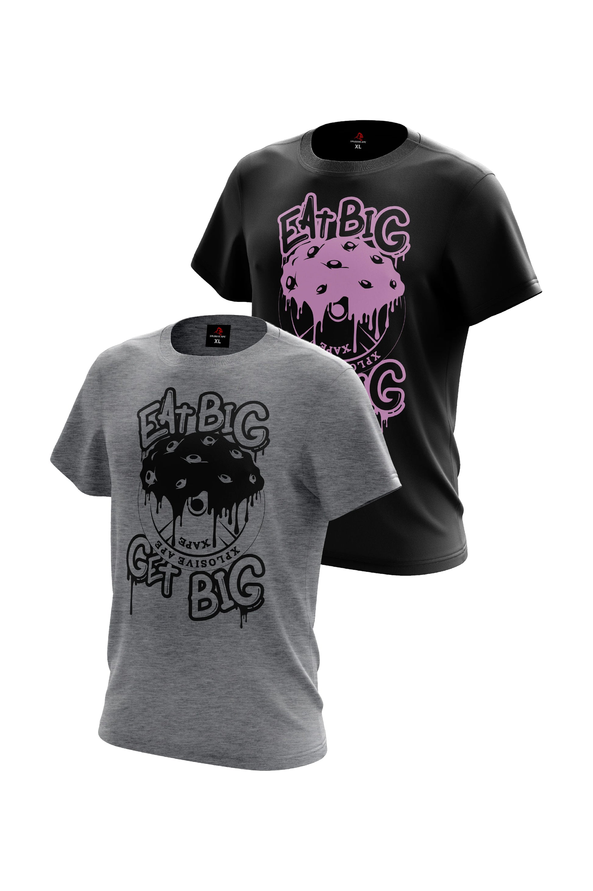 XAPE Munchies 2 Tees Pack - Black/Grey