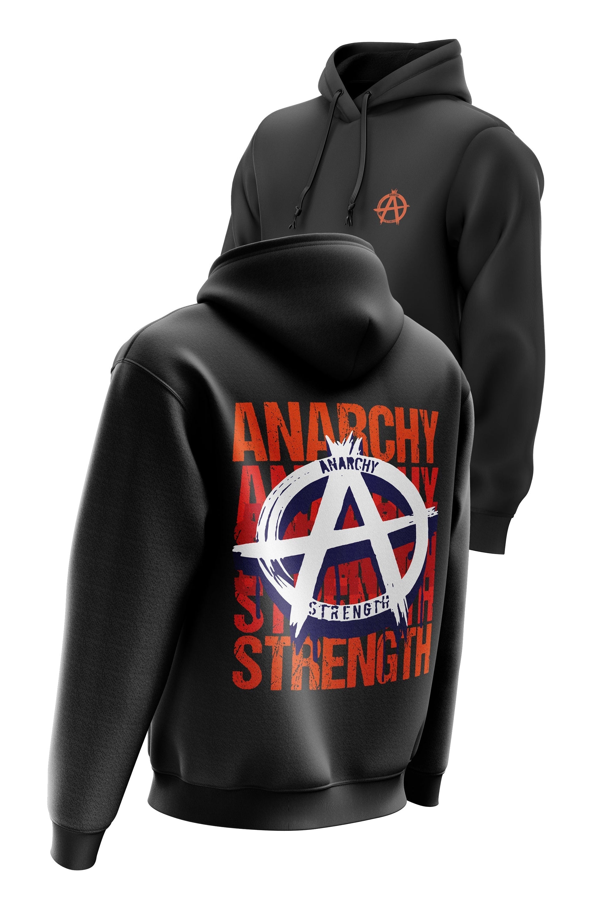 AS Block Type Hoodie - Black