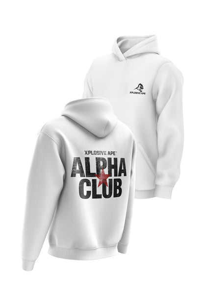 XAPE Alpha Club Hoodie - White