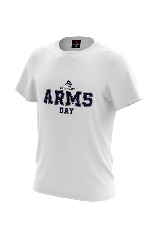 XAPE Arms Day V1 Tee - White