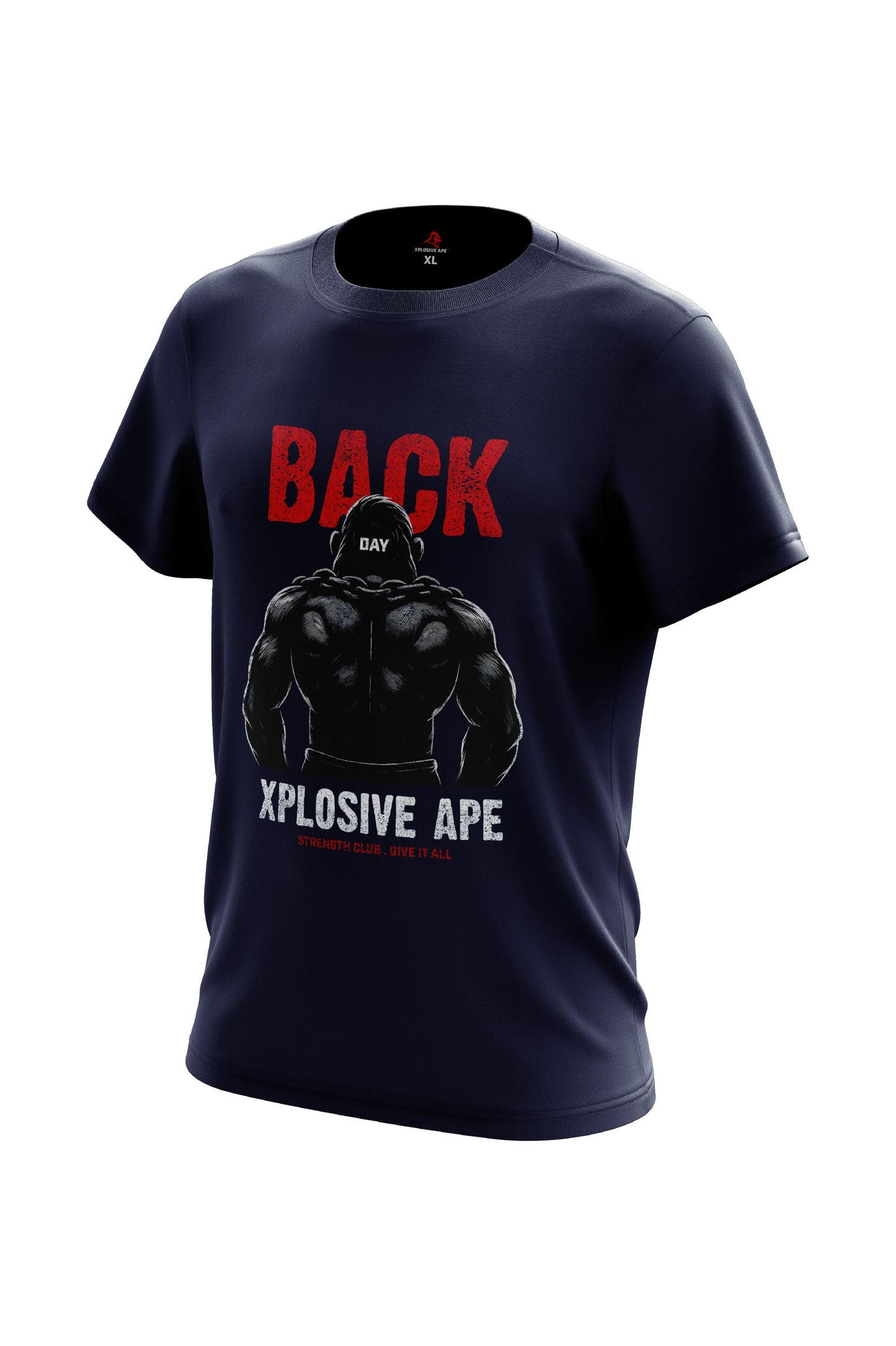 XAPE Back Day V4 Tee - Navy