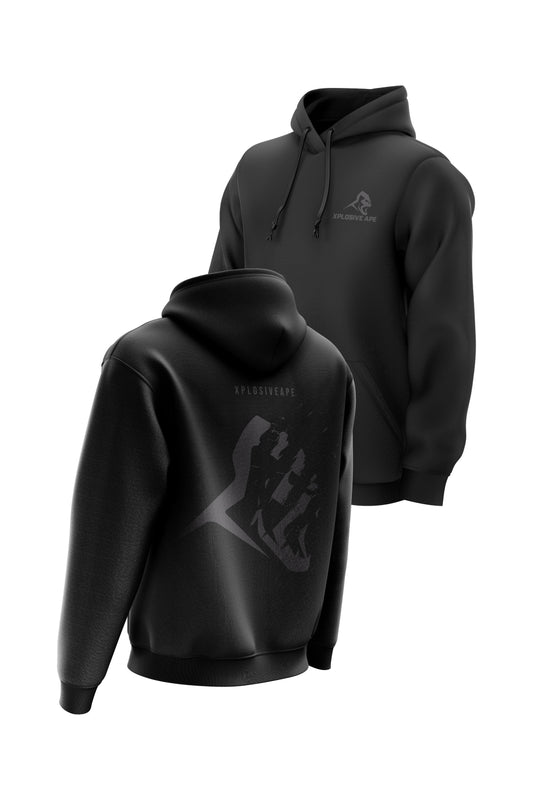 XAPE Rage Claw String Hoodie - Black