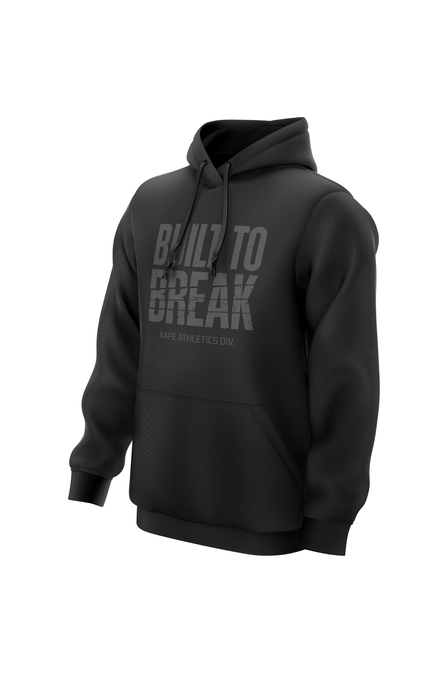XAPE Built To Break String Hoodie - Black