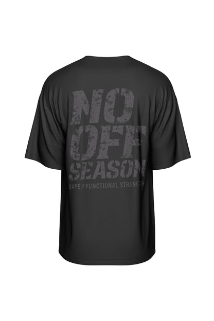 XAPE No Off Season Oversized Tee - Black