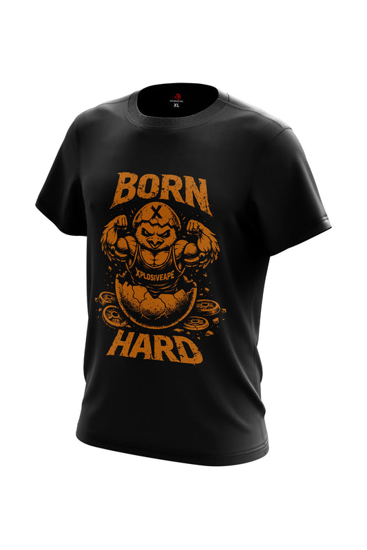 XAPE Born Hard V2 Tee - Black