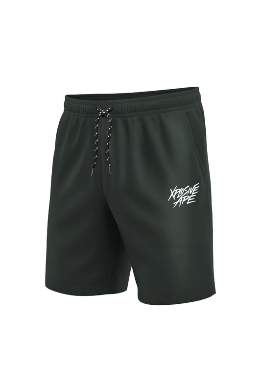 XAPE Classic Brush Script Shorts - Dark Green