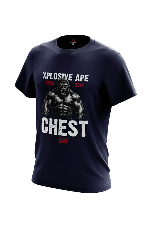 XAPE Chest Day V4 Tee - Navy