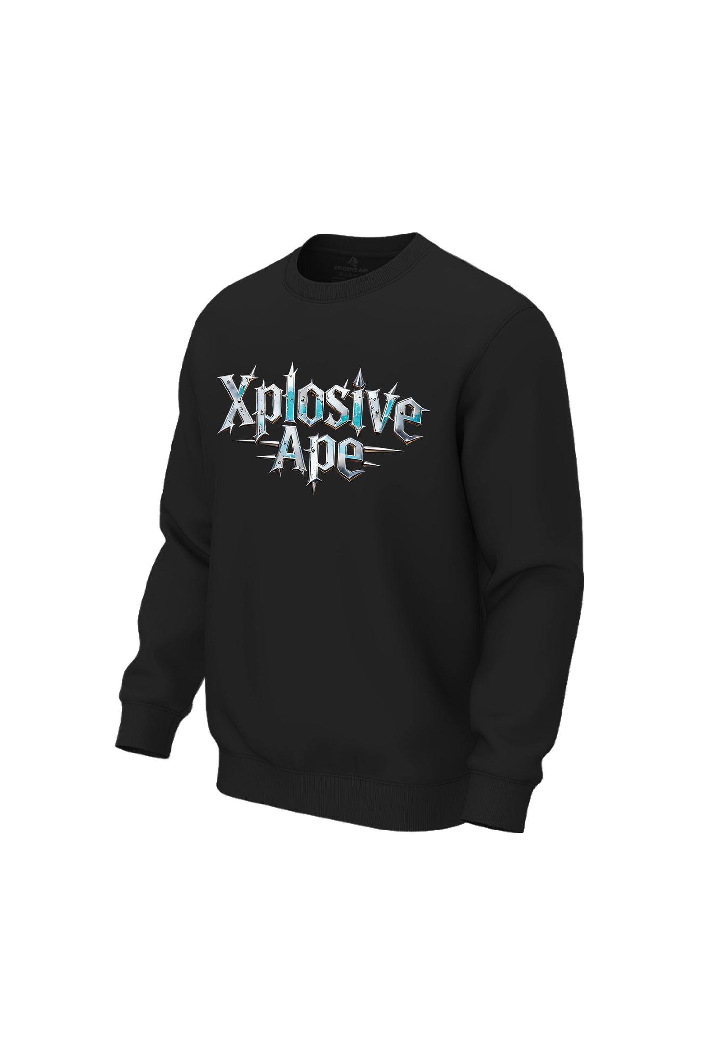 XAPE Cold Steel Script Sweatshirt - Black