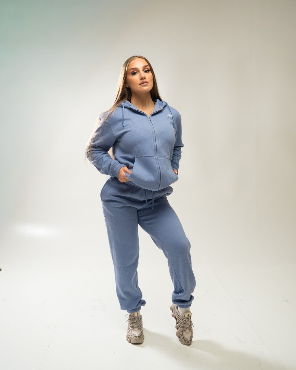 XAPE Core Logo Studio Joggers - Slate Blue