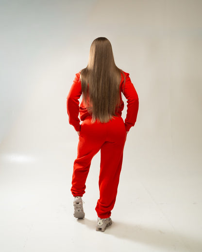 XAPE Core Logo Studio Joggers - Red