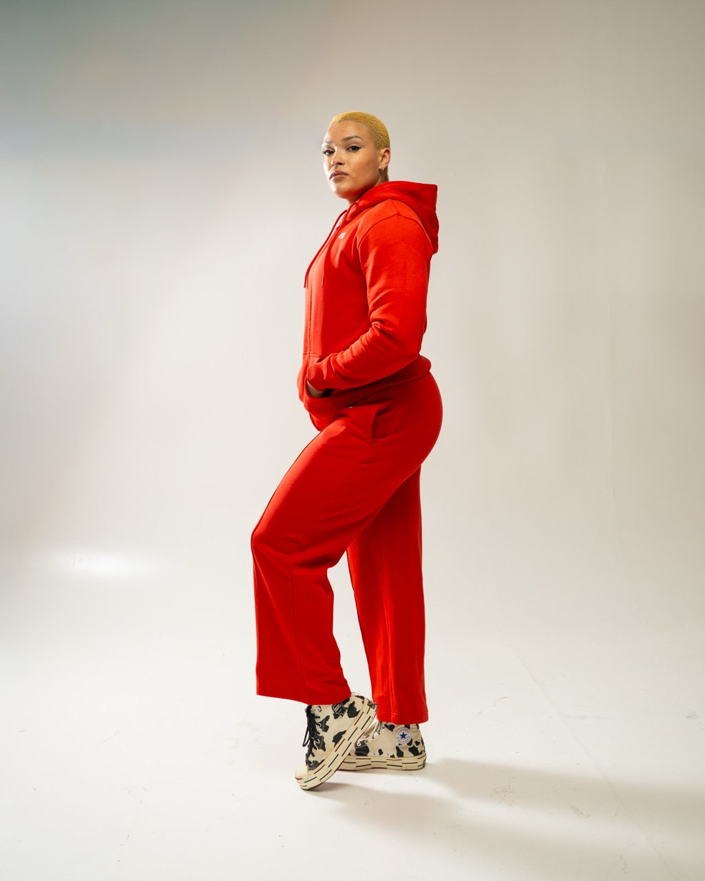 XAPE Core Logo Zip Hoodie - Red