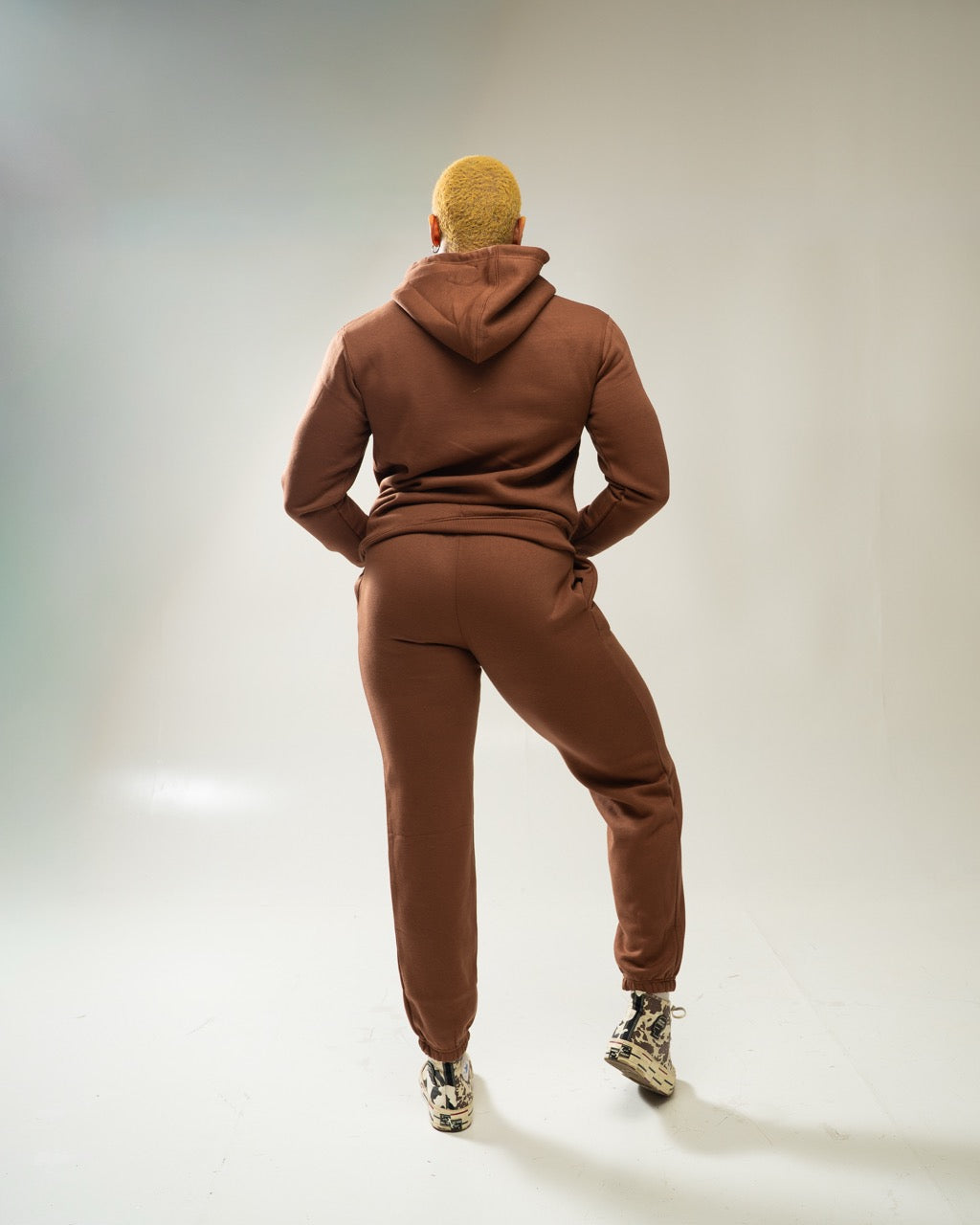 XAPE Core Logo Studio Joggers - Cocoa