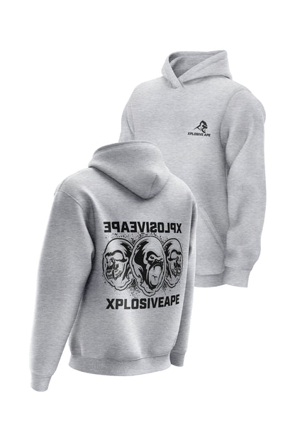 XAPE De-Evolve Hoodie - Heather Grey