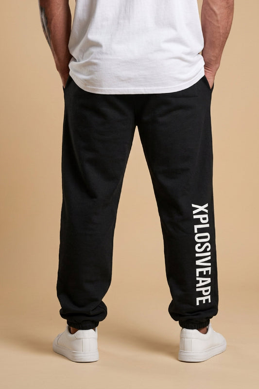 XAPE Division Oversized Joggers - Black