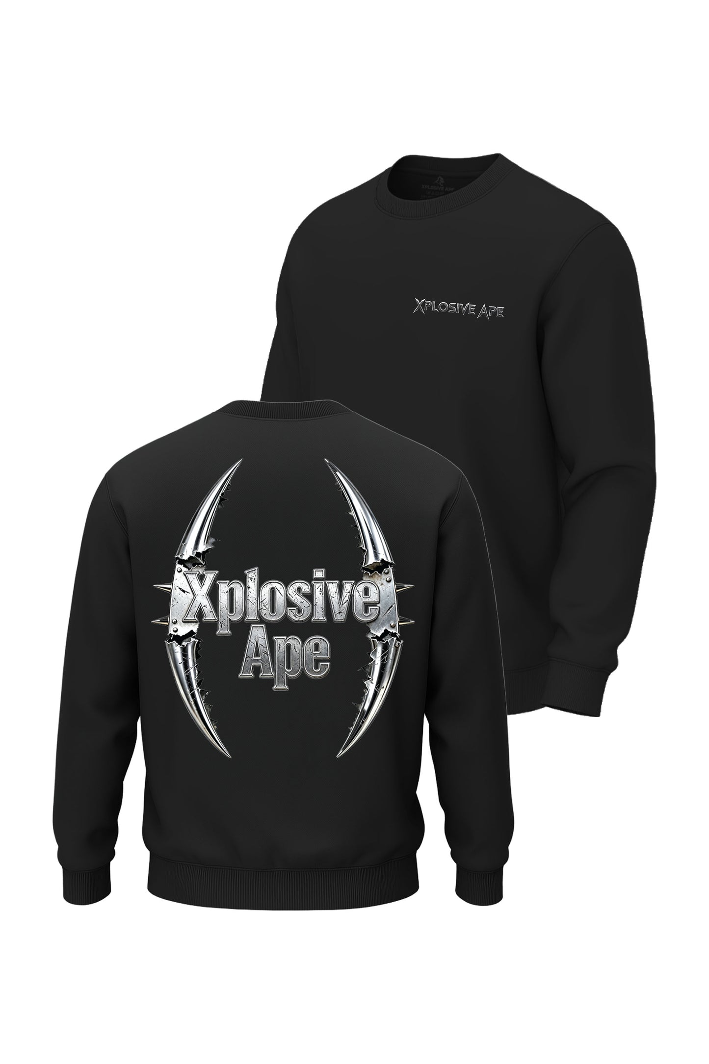 XAPE Double Fang Sweatshirt - Black