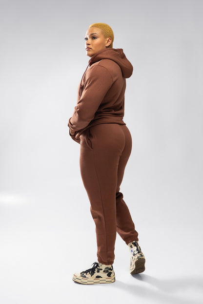 XAPE Core Logo Studio Joggers - Cocoa