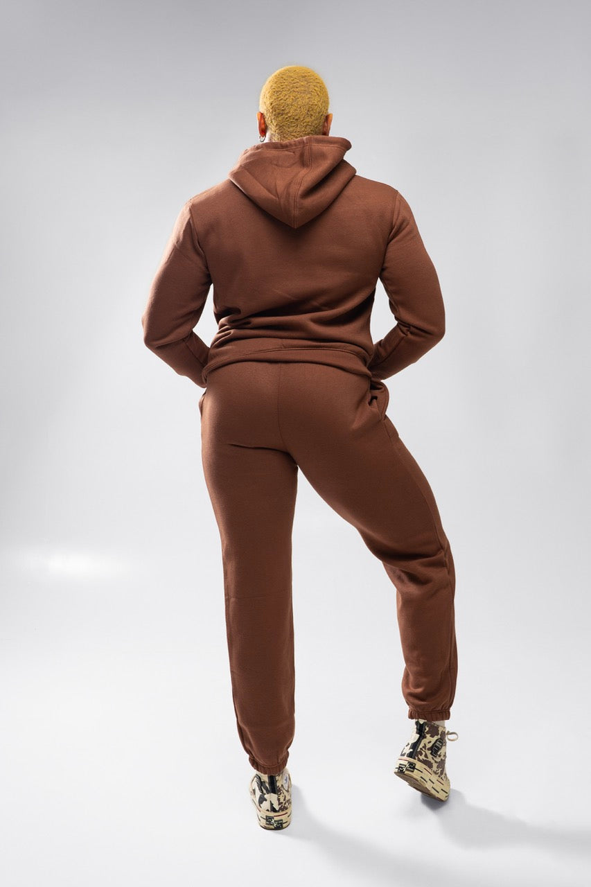 XAPE Core Logo Studio Joggers - Cocoa