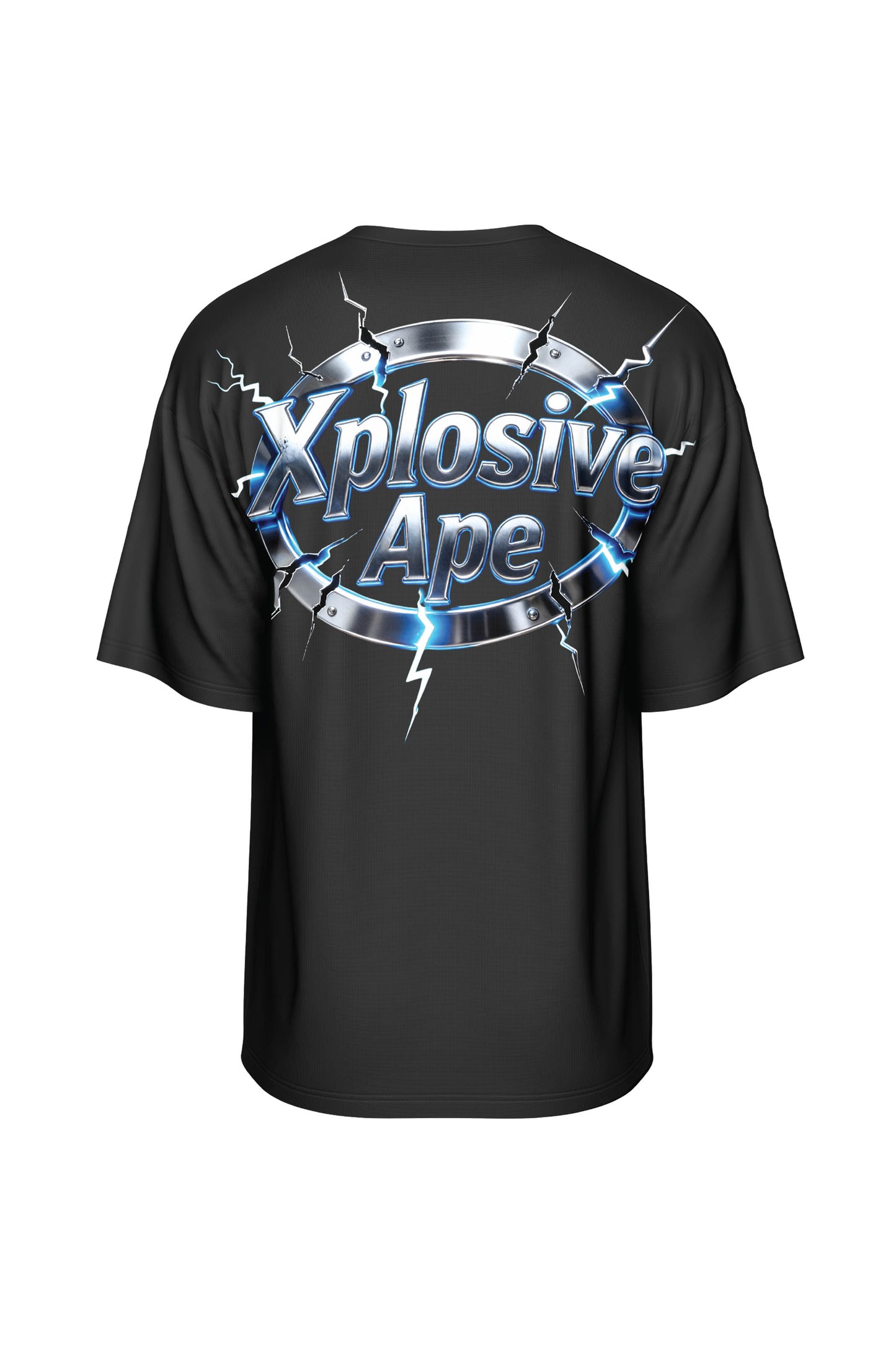 XAPE Electro Seal Oversized Tee - Black