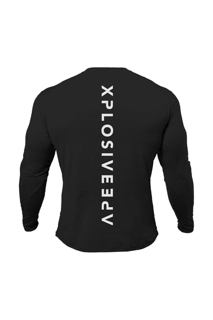 XAPE Futuristic Long Sleeve Tee - Black